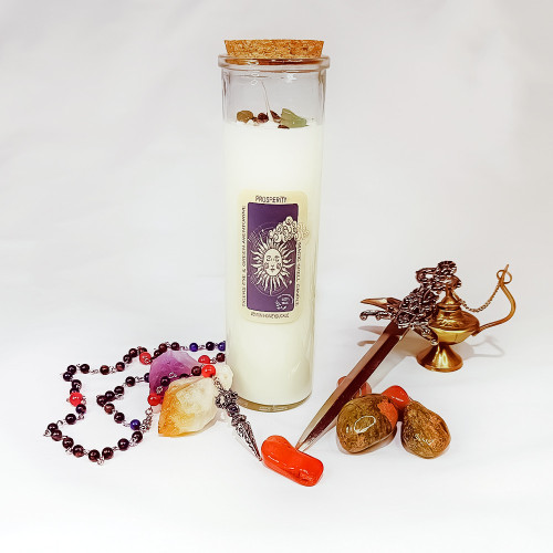 Lumânare de ritual pentru prosperitate