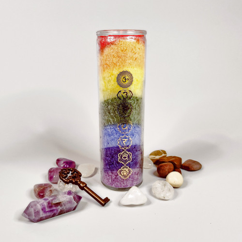 Lumânare 100 ore - 7 chakra 2