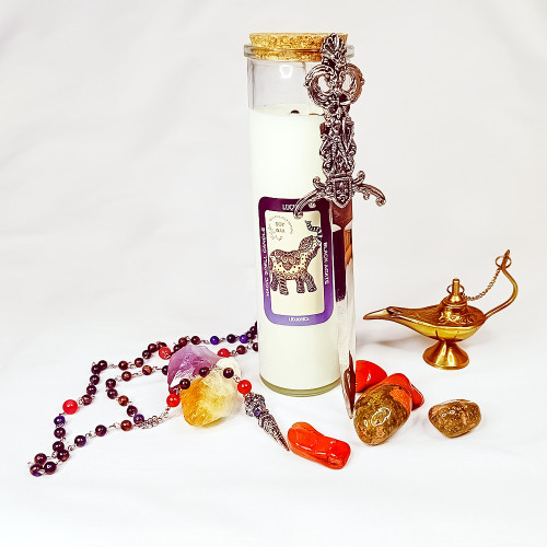 Lumânare de ritual pentru atragerea norocului 2