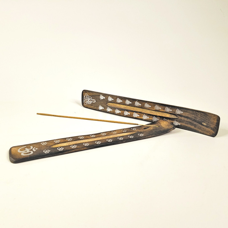 Suport bețișoare parfumate - lemn de mango