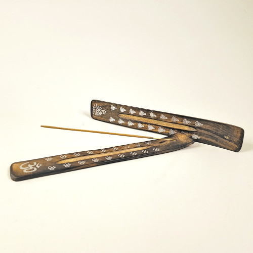 Suport bețișoare parfumate - lemn de mango