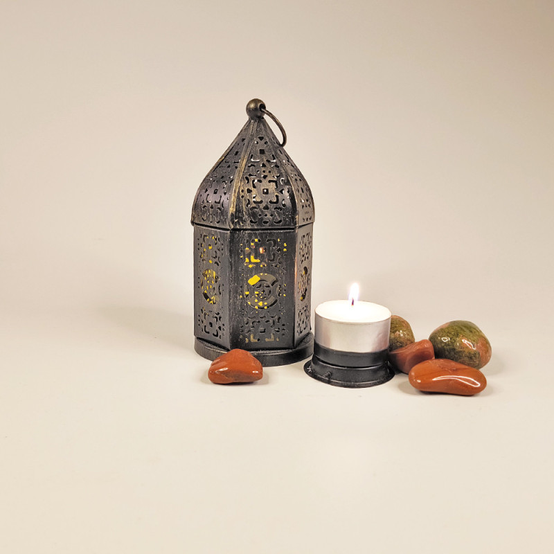 Felinar decor - Luna întreită