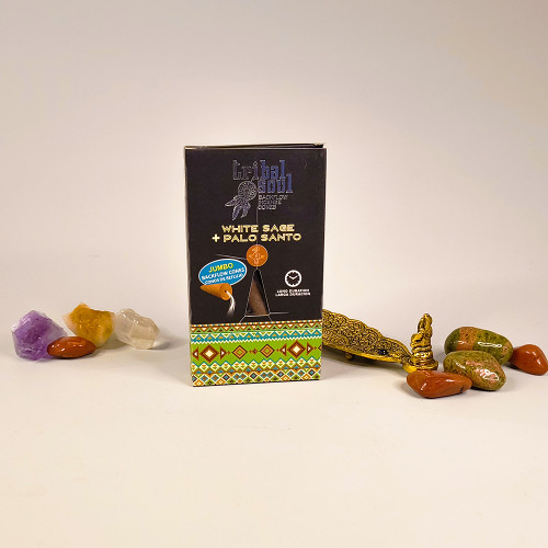 Conuri Parfumate Tribale - Salvie Albă și Palo Santo