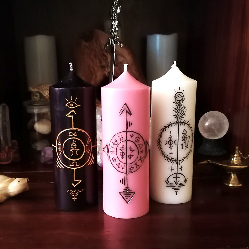 Lumânarea dorințelor - cu sigiliu special dedicat