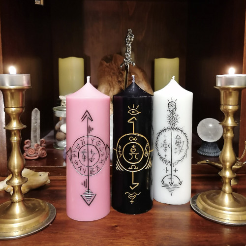 Lumânarea dorințelor - cu sigiliu special dedicat 2