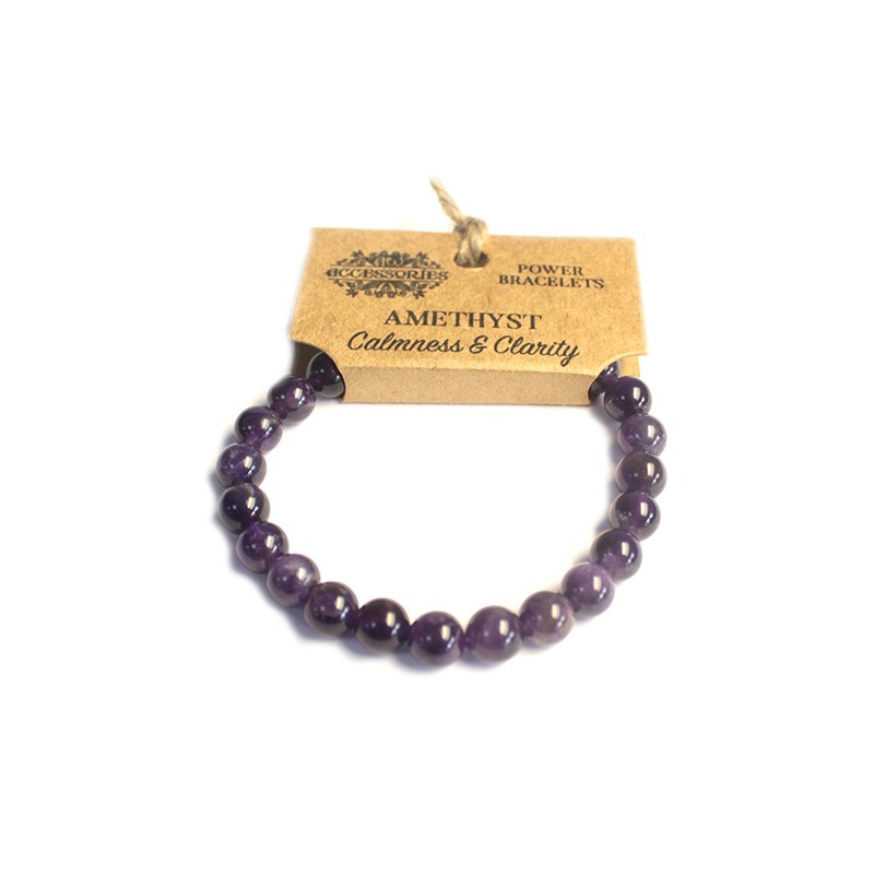 Brățară energizare din cristale naturale - Ametist