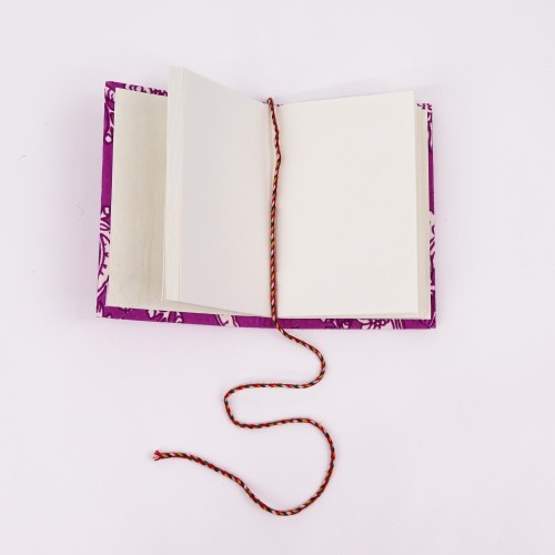 Agendă mică copertă din Bumbac - Floral