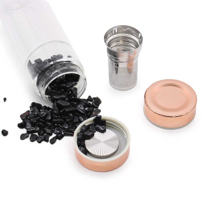 Sticla Magică infuzor - cu cristale de Ametist