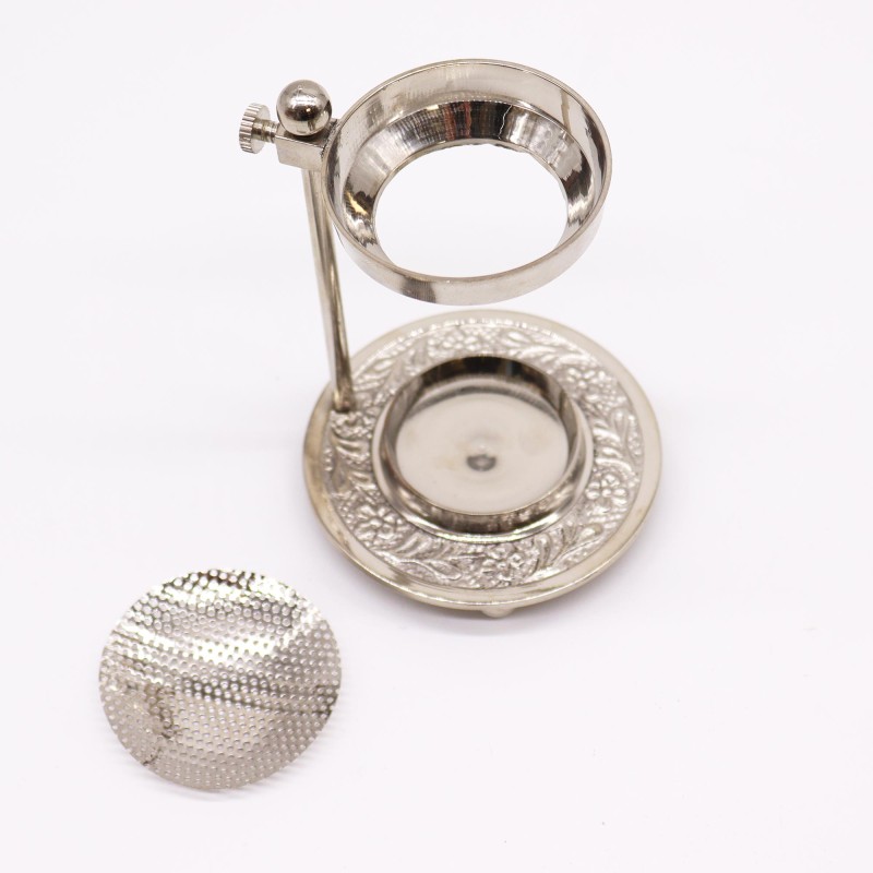 Încălzitor argintiu de tămâie/rășini de fumigație