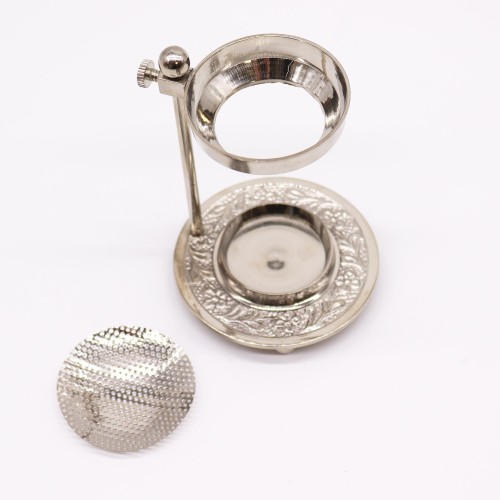 Încălzitor argintiu de tămâie/rășini de fumigație