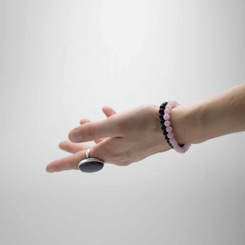 Brățară din Pietre naturale - Cuarț roz