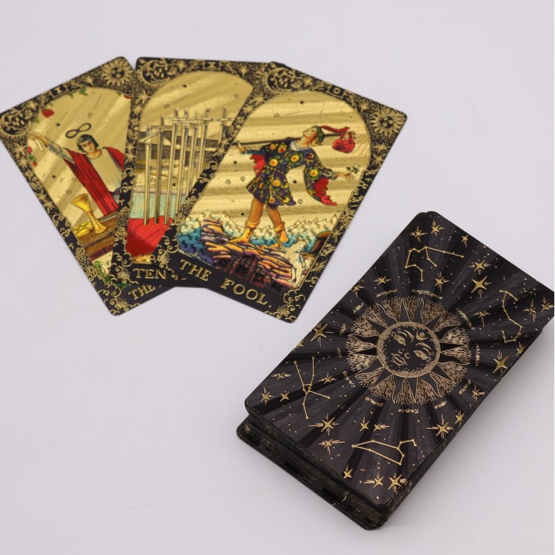 Carduri de Tarot - set auriu - RW