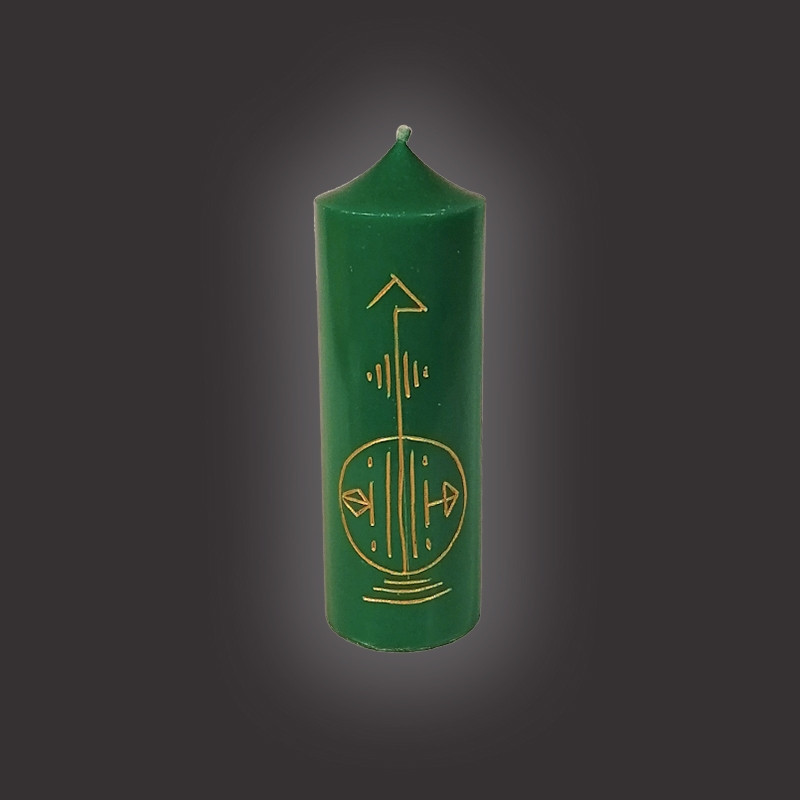 Lumânare pentru ritual de prosperitate