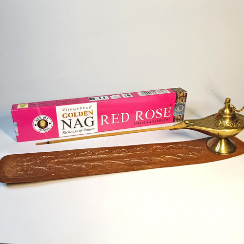 Bețișoare Parfumate Golden Nag - Trandafir Roșu 2