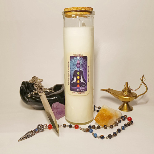 Lumânare de ritual pentru curățare energii malefice
