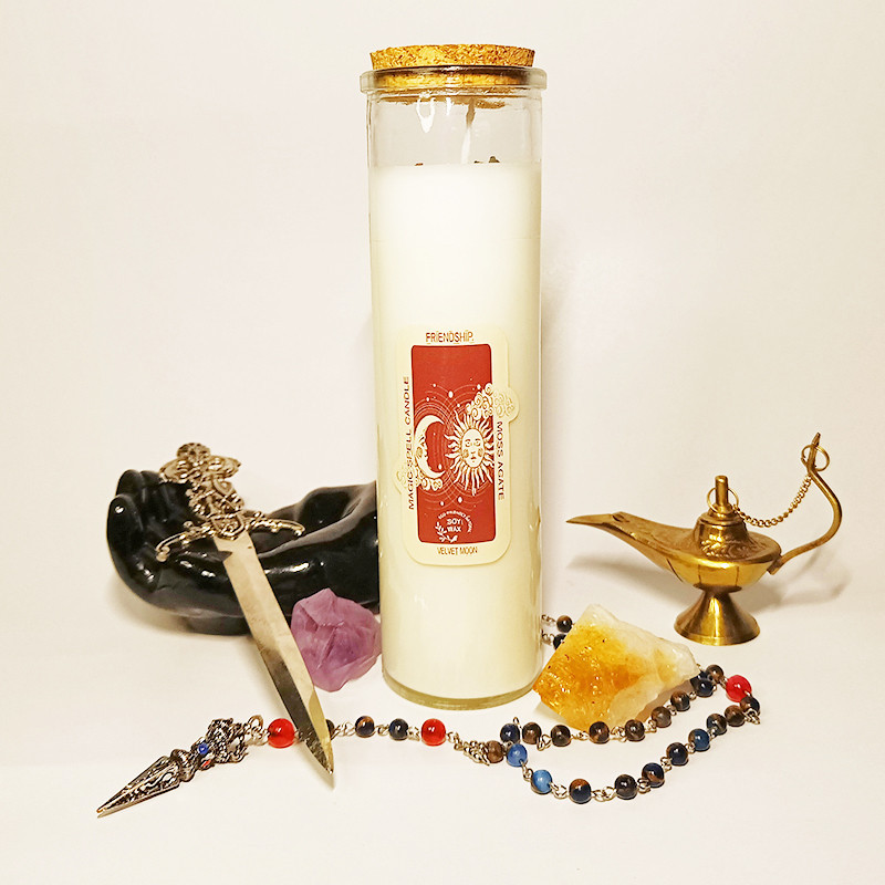 Lumânare de ritual pentru atragerea prieteniei